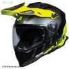 خرید کلاه کاسکت ادونچری JUST ONE مدل J34 WHITE-FLUO-YELLOW-BLACK