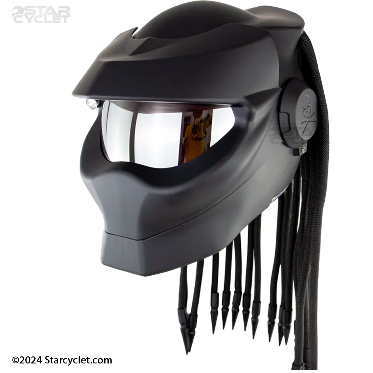 خرید کلاه کاسکت SOMAN مدل SM958 MAT-BLACK