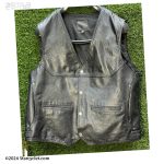 جلیقه چرمی موتور سواری مدل HARLEY