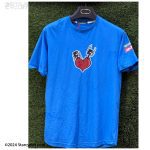 تیشرت آستین کوتاه طرح کاپلی مدل BLUE