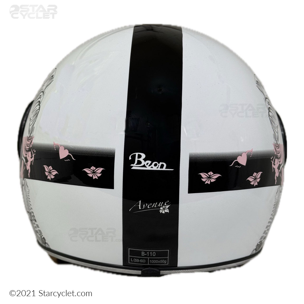 خرید کلاه کاسکت BEON مدل WHITE