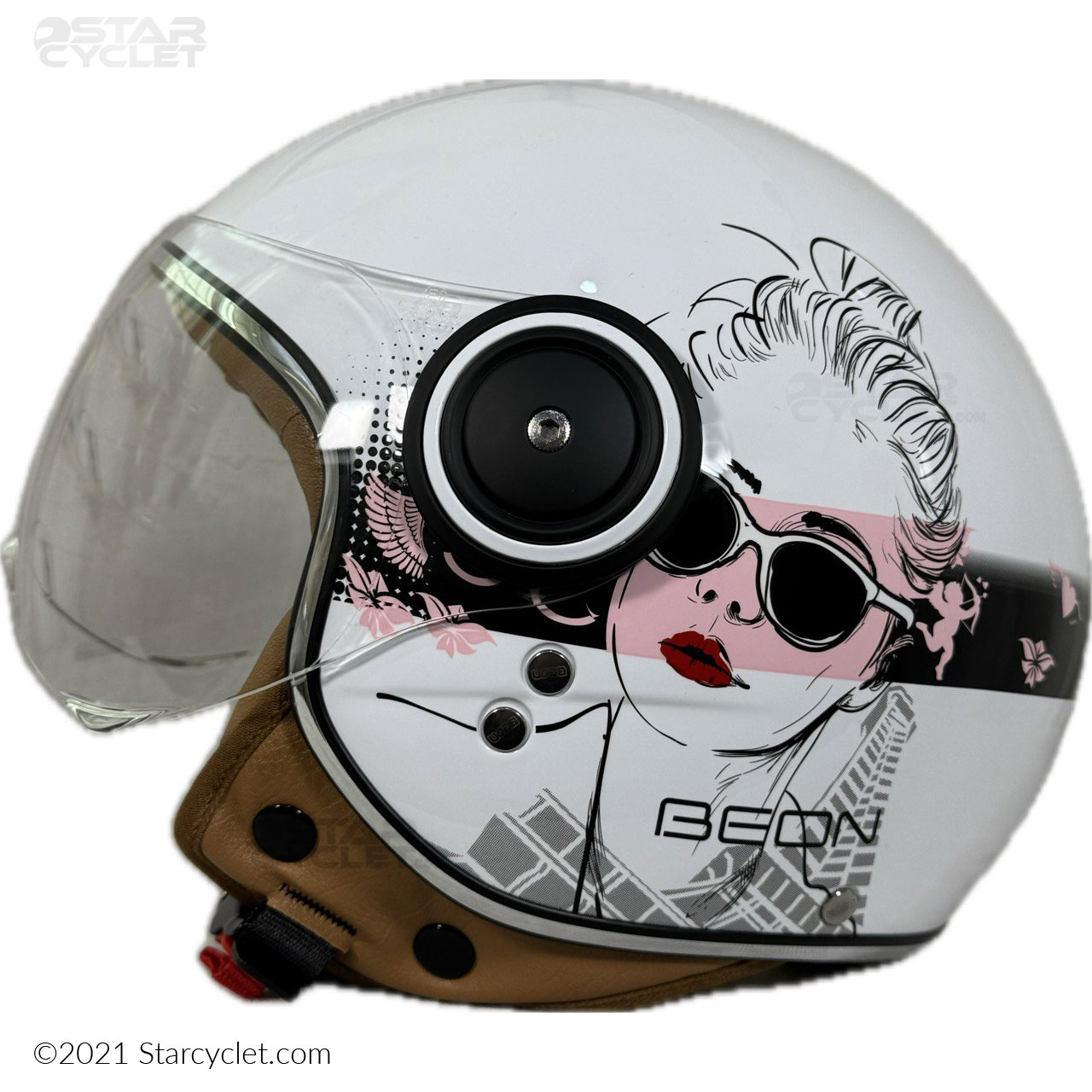 خرید کلاه کاسکت BEON مدل WHITE