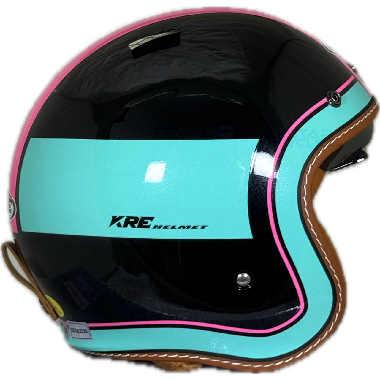 نما جلو کلاه کاسکت وسپایی KRE مدل LUCKY13