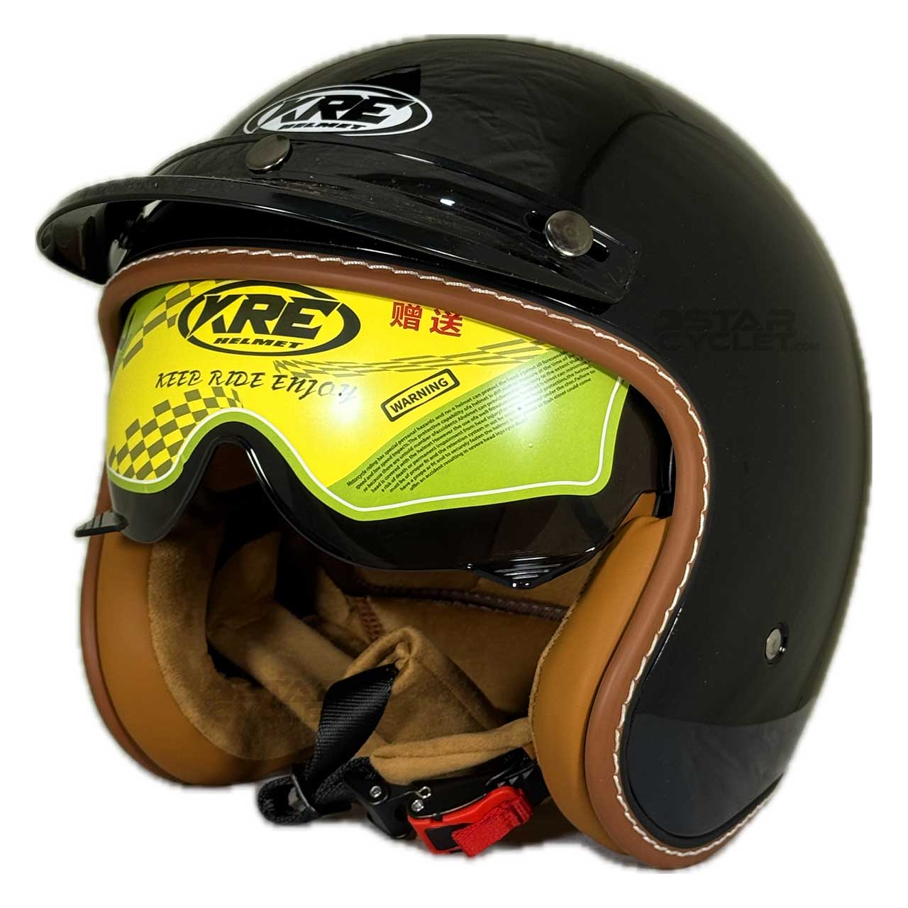 عیتک کلاه کاسکت وسپایی KRE مدل GKBLK