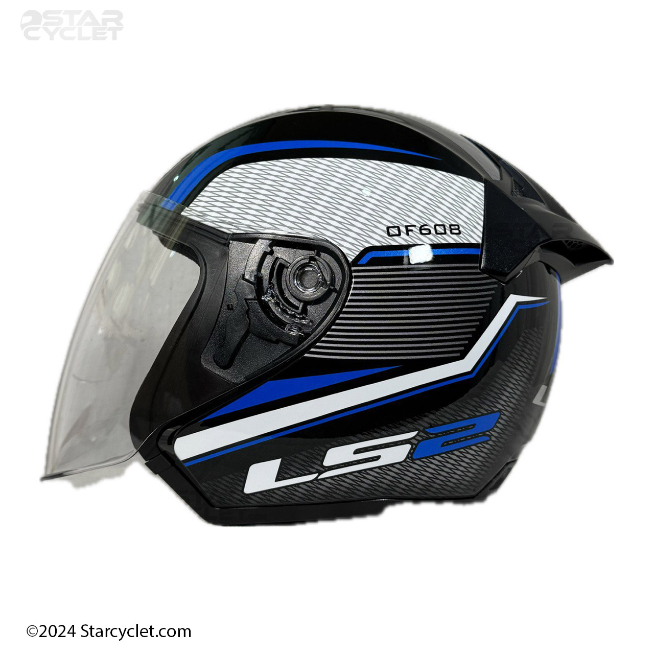 خرید کلاه کاسکت LS2 مدل608-GREY-BLU