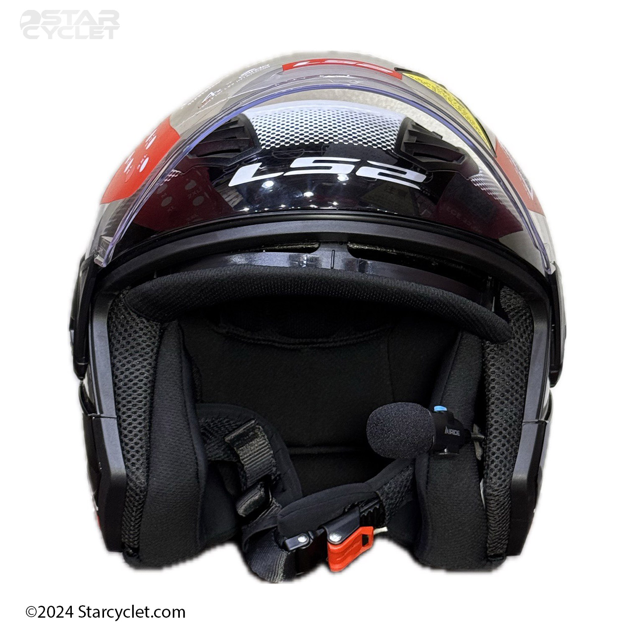 خرید کلاه کاسکت LS2 مدل 616-RD-BLU بلوتوث دار