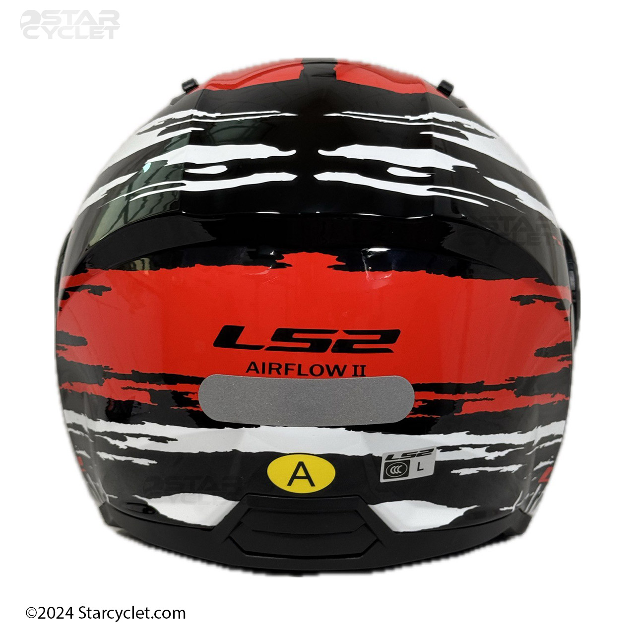 خرید کلاه کاسکت LS2 مدل 616-BLK-RD-WT بلوتوث دار