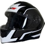 خرید کلاه کاسکت فک متحرک LVS مدل HF900 BLACK-WHITE