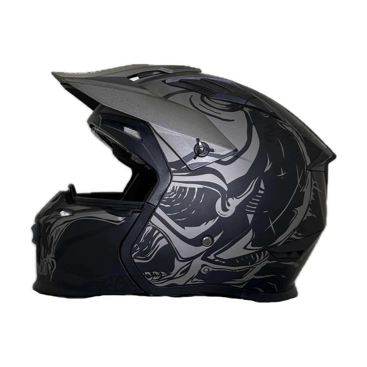 خرید کلاه کاسکت فک جدا ORZ مدل BL-GRY