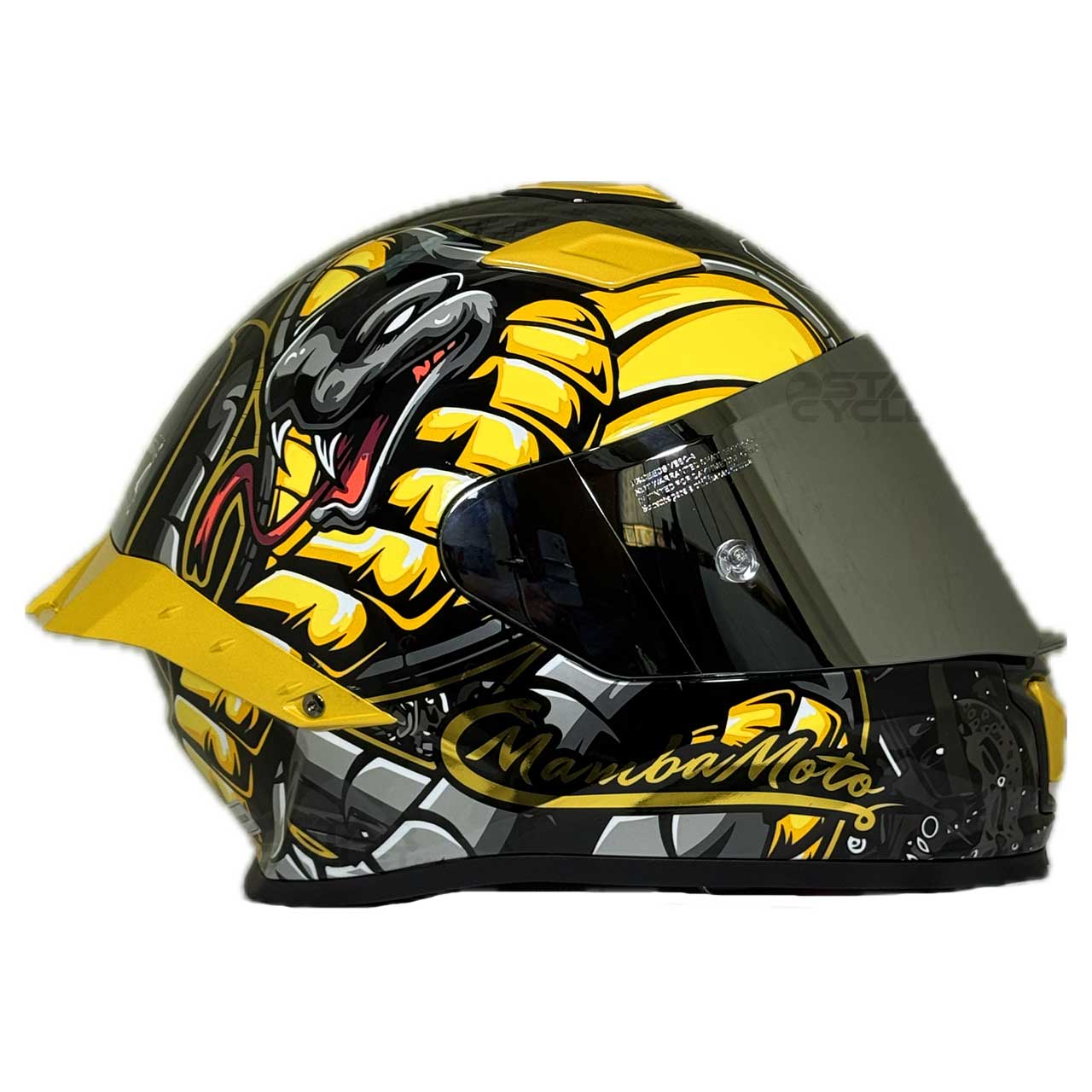 بررسی کلاه کاسکت SOMAN مدل F1 MAMBAMOTO-YL