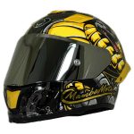 رنگ کلاه کاسکت SOMAN مدل F1 MAMBAMOTO-YL