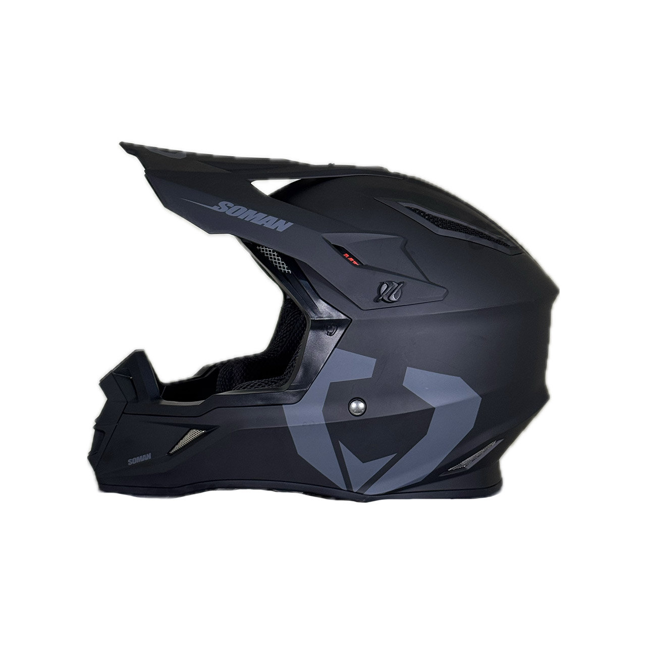 خرید کلاه کاسکت کراسی سومان مدل M11 MATBLK