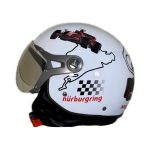 خرید کلاه کاسکت BEON مدل B-100 WHT-CAR