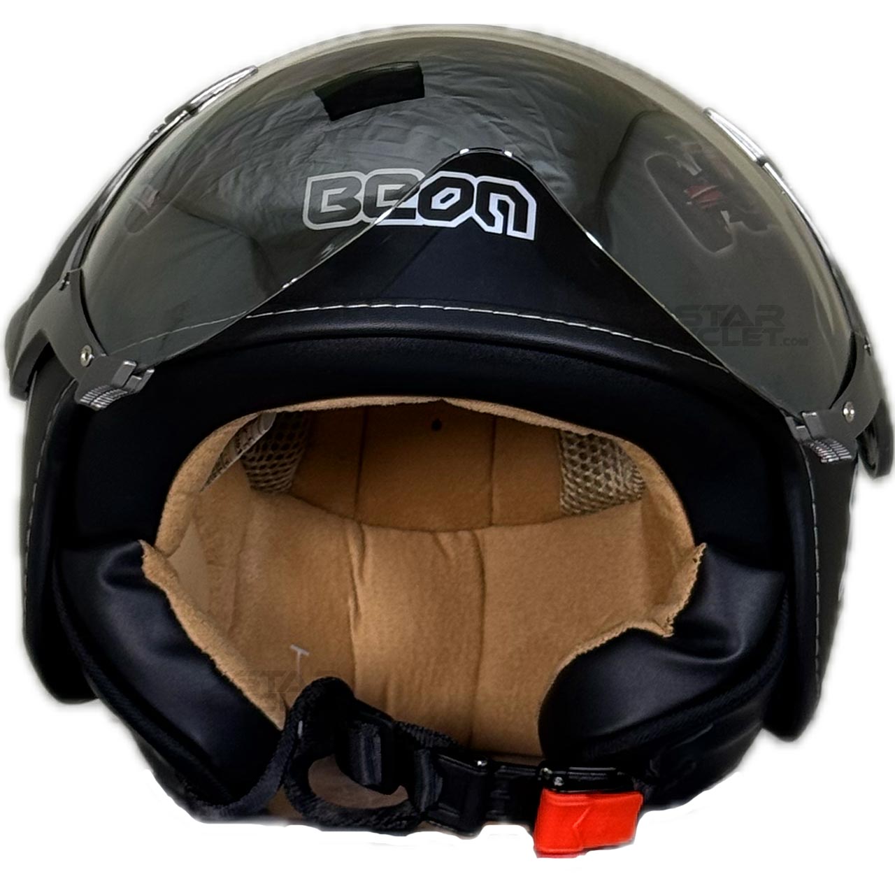 خرید کلاه کاسکت BEON مدل B-100 BLK-CAR