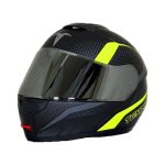 خرید کلاه کاسکت فک متحرک TEKNO مدل T144 BLACK-GREEN-H