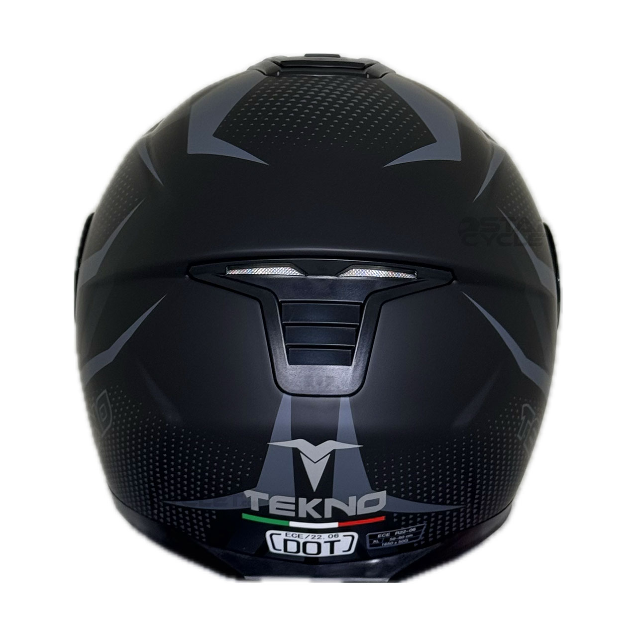 خرید کلاه کاسکت تکنو مدل T144 BLK-GYW