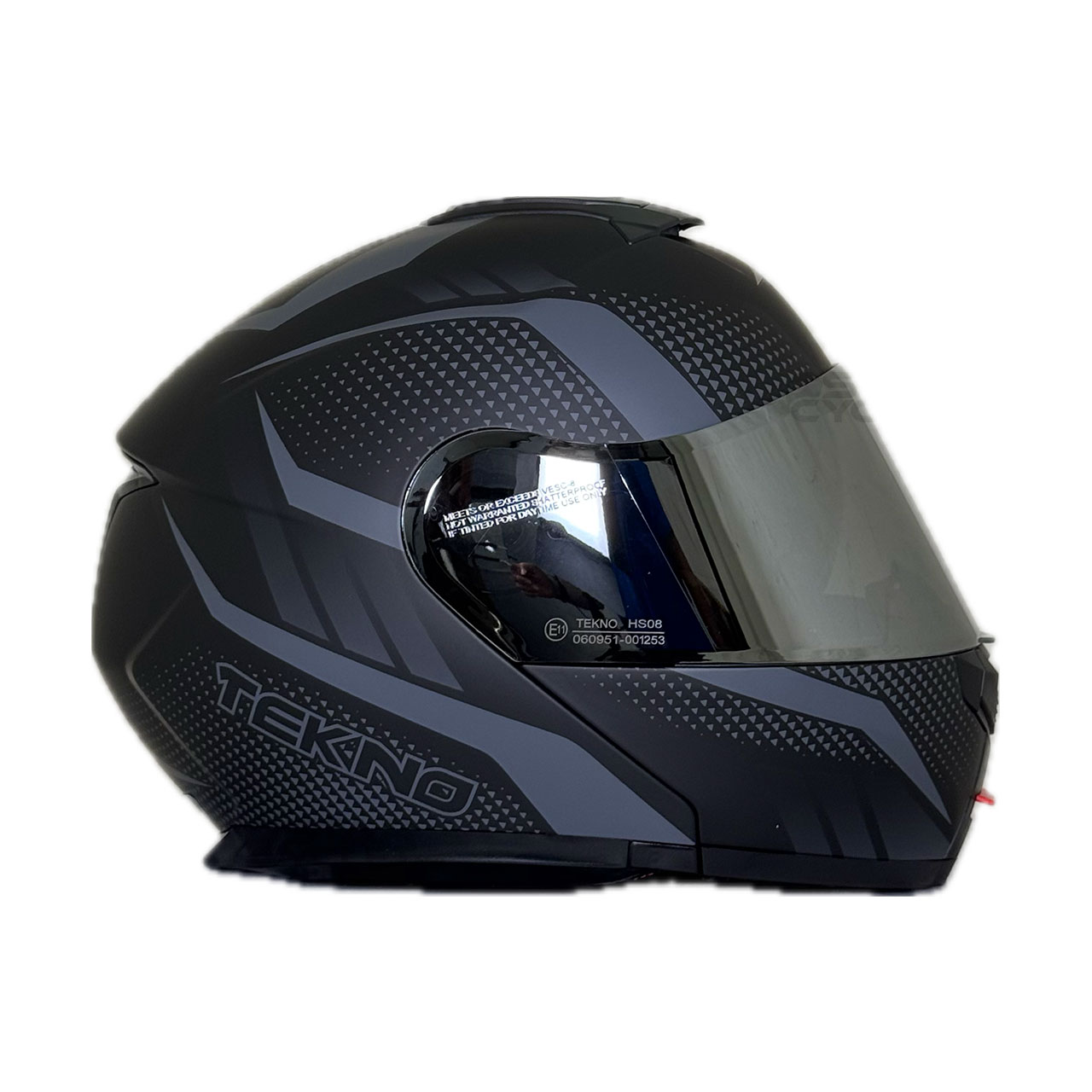 خرید کلاه کاسکت تکنو مدل T144 BLK-GYW