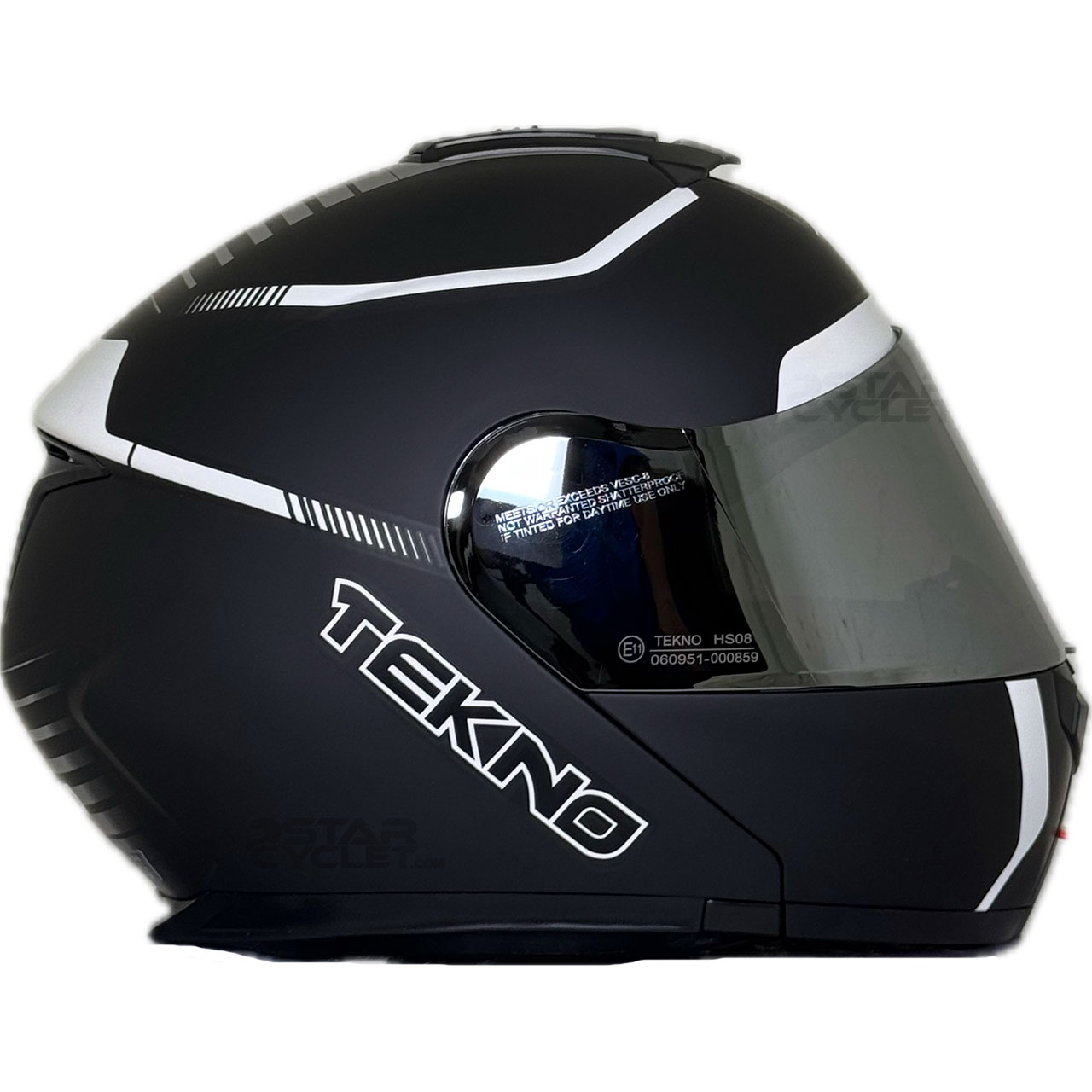 خرید کلاه کاسکت تکنو مدل T144 BLK-WHT