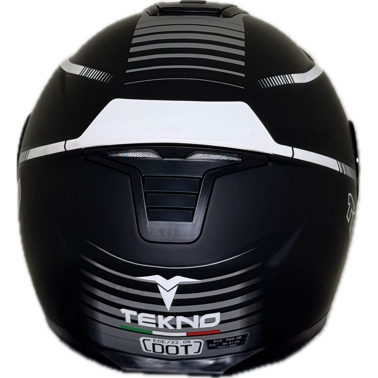 خرید کلاه کاسکت تکنو مدل T144 BLK-WHT