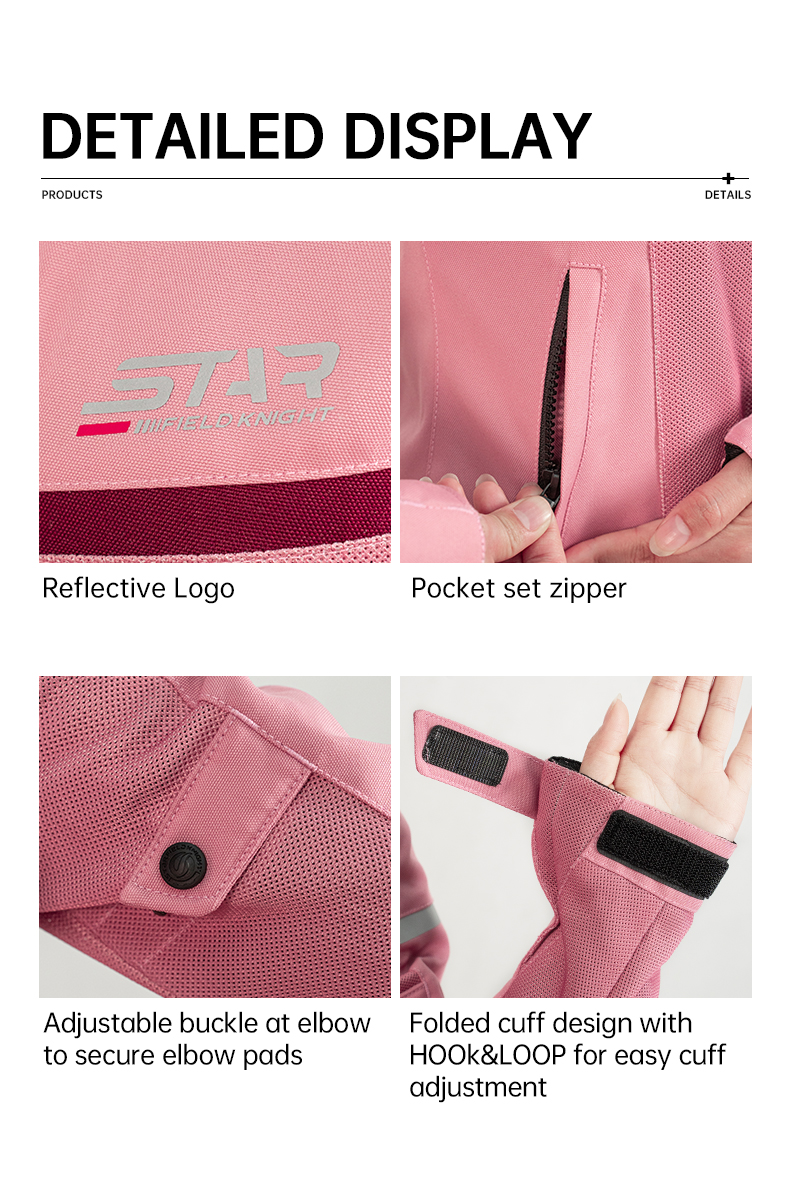 عکس کاپشن گارد دار استار مدل 855 PINK