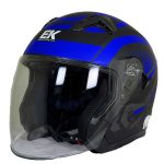 خرید کلاه کاسکت بدون فک EK مدل JK528 BKBLU