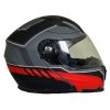 عکس کلاه کاسکت فک متحرک EK مدل JK908-GRY-RD