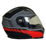 عکس کلاه کاسکت فک متحرک EK مدل JK908-GRY-RD