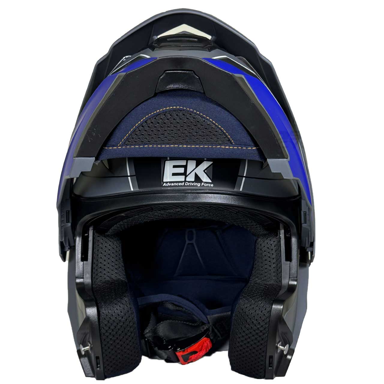 بررسی کلاه کاسکت ادونچری EK مدل JK910 BLU