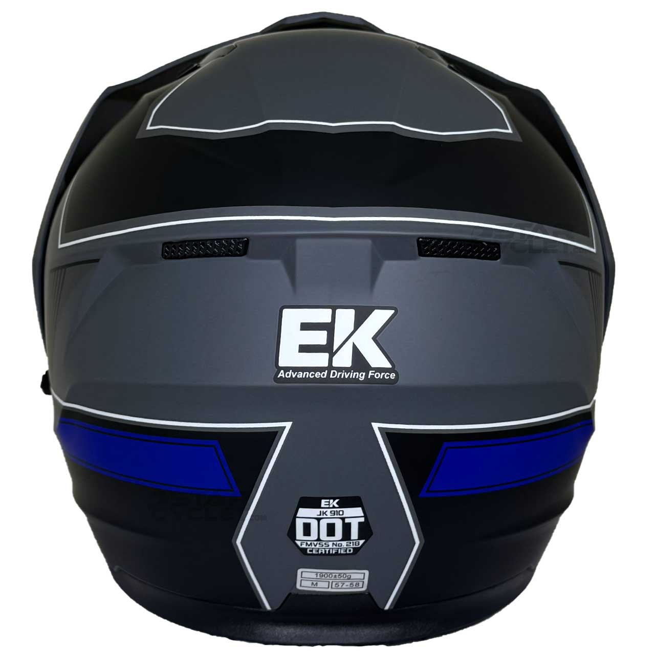 استاندارد کلاه کاسکت ادونچری EK مدل JK910 BLU