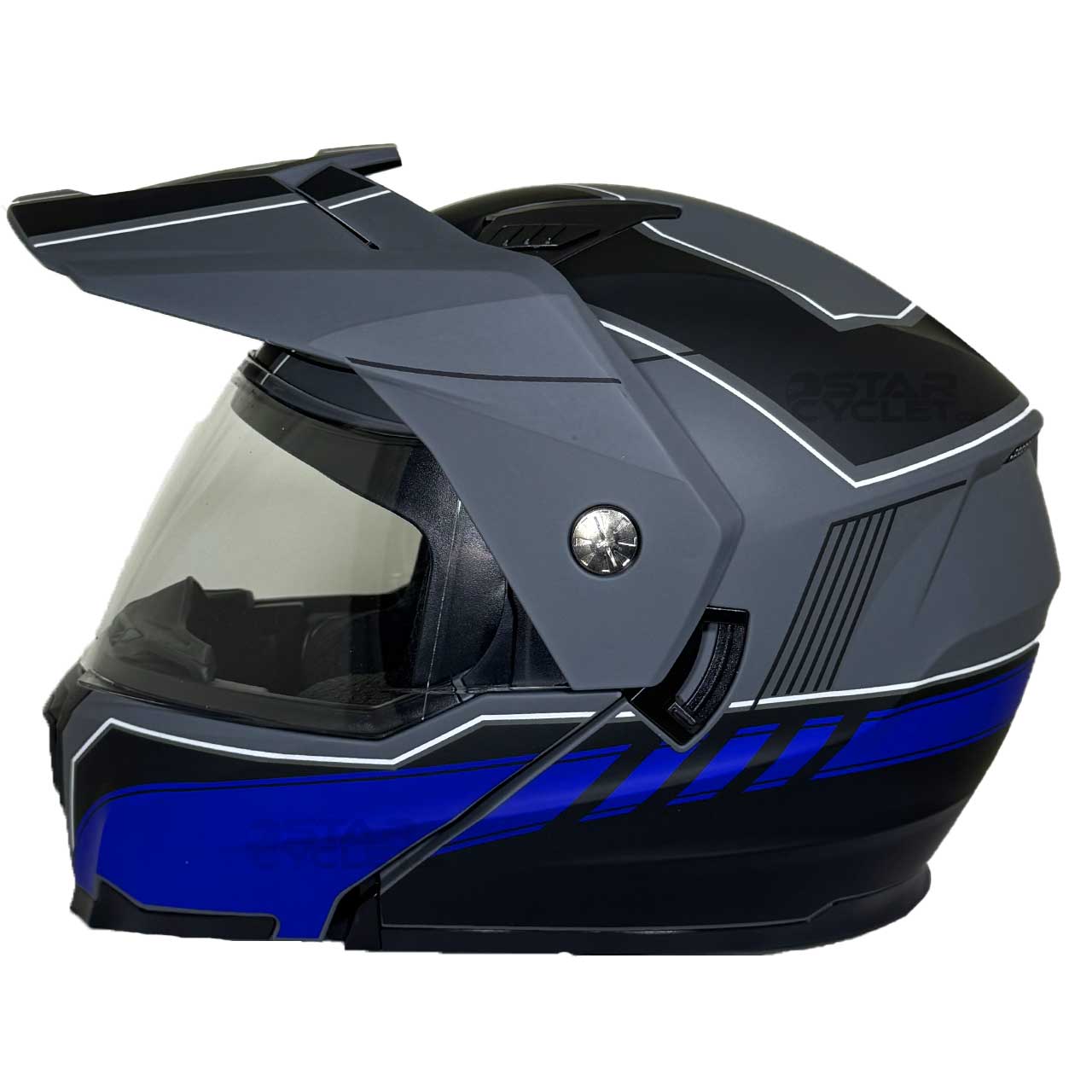 کیفیت کلاه کاسکت ادونچری EK مدل JK910 BLU