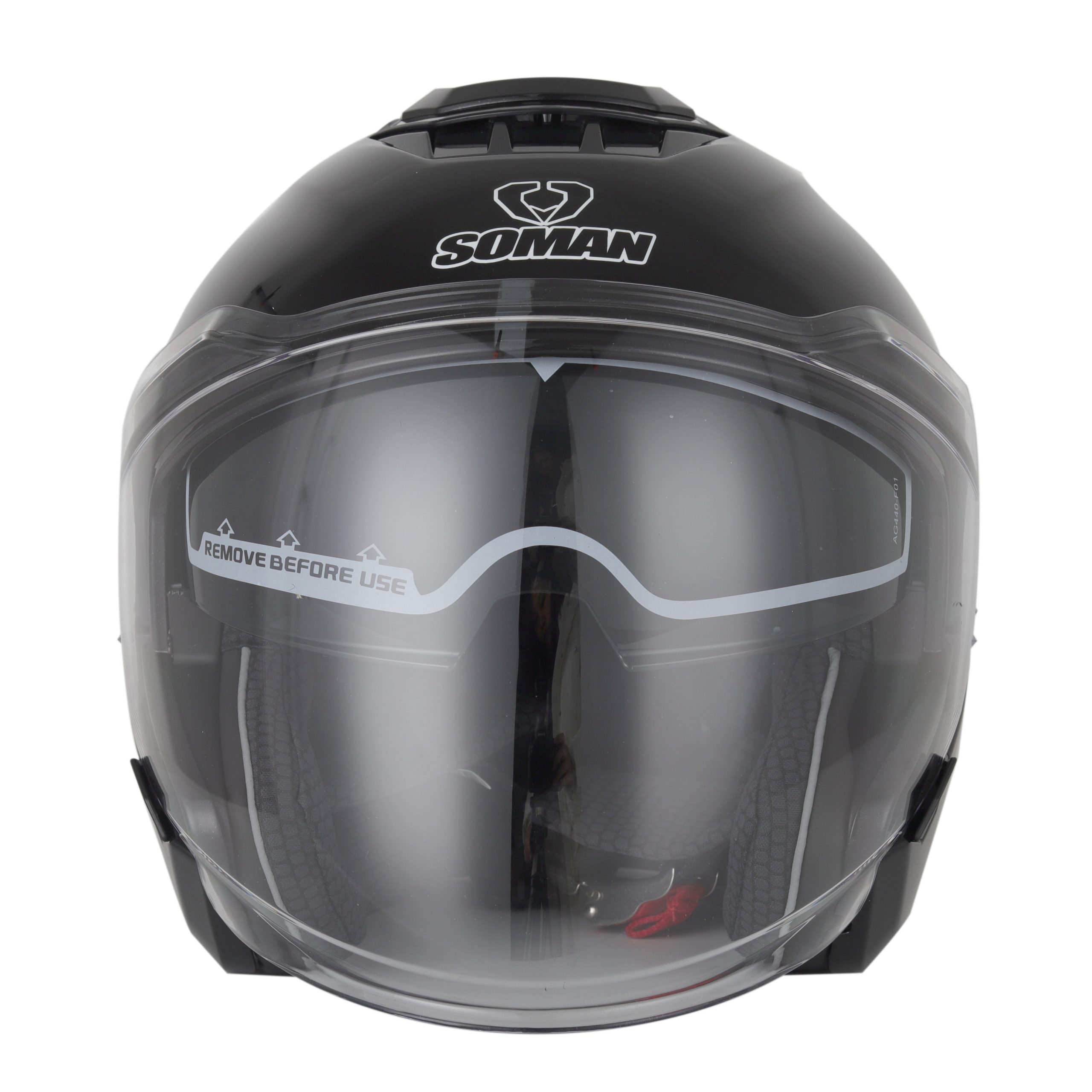 عکس کلاه کاسکت سومان 527 مدل SHINE BLK