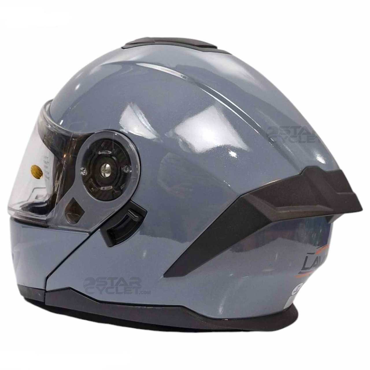 عکس کلاه کاسکت فک متحرک LAVOUS مدل GREY