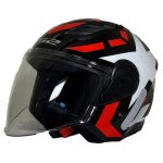 خرید کلاه کاسکت بدون LS2 مدل 616 STAR-BLACK-RED-WHITE بلوتوث دار