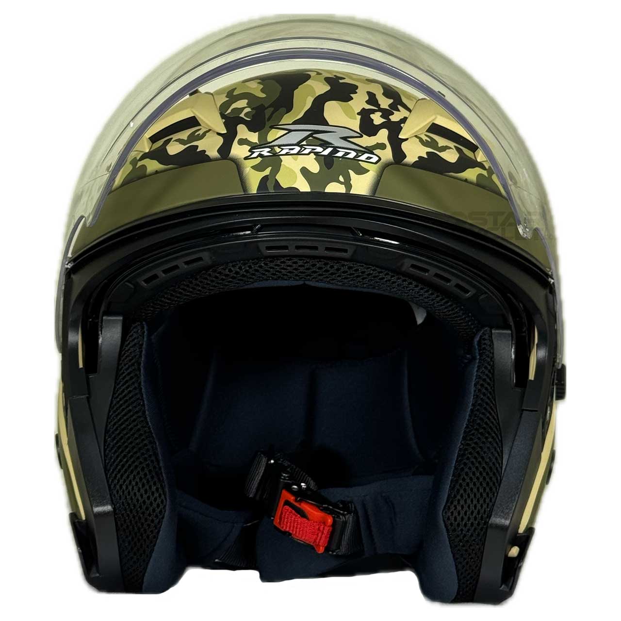 بررسی کلاه کاسکت بدون فک راپیدو مدل 878 ARMY