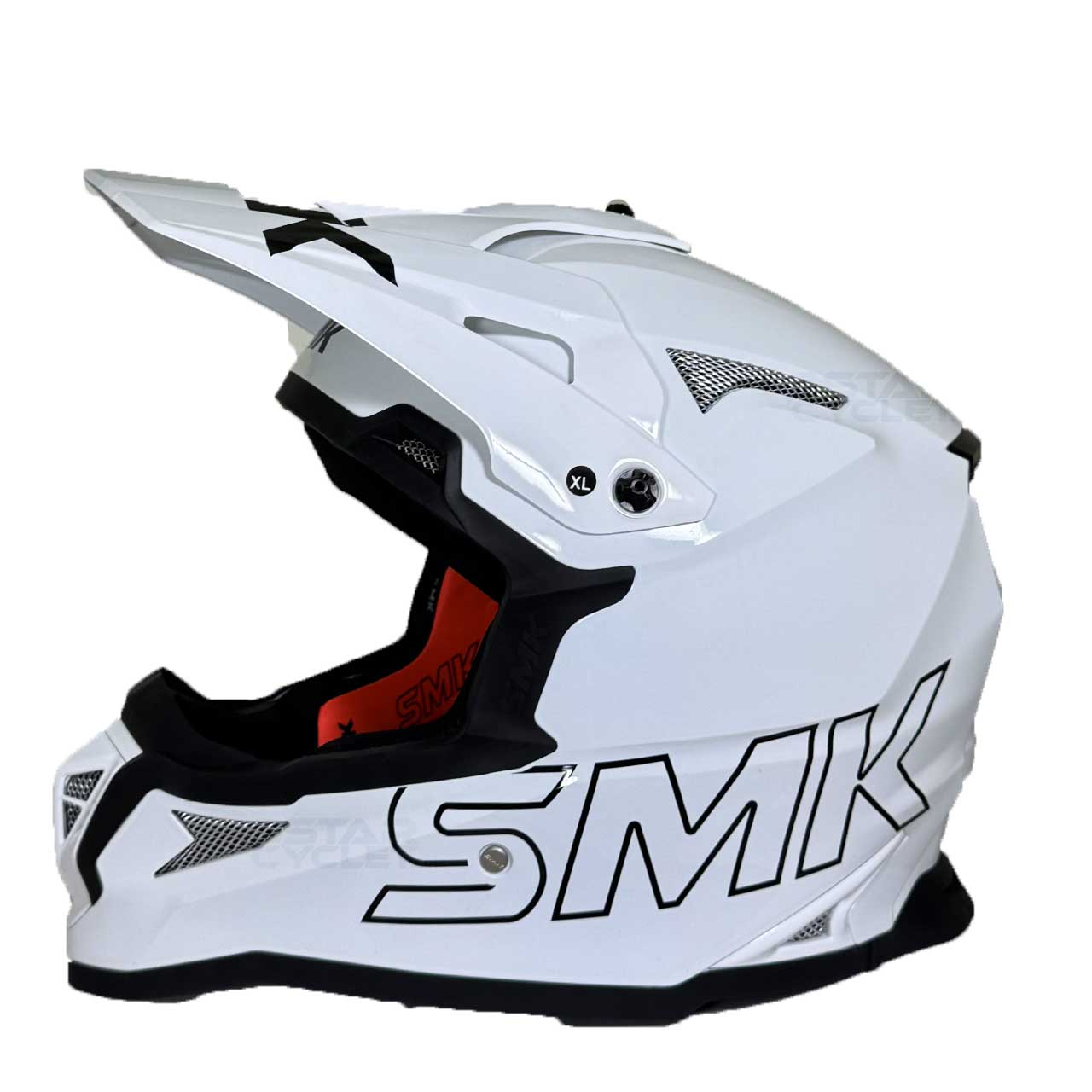 عکس کلاه کاسکت کراسی SMK آلترا مدل UNICOLOUR (GL120)