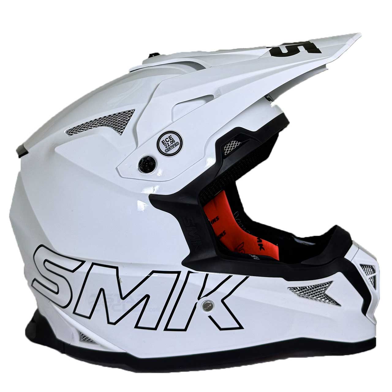 بررسی کلاه کاسکت کراسی SMK آلترا مدل UNICOLOUR (GL120)