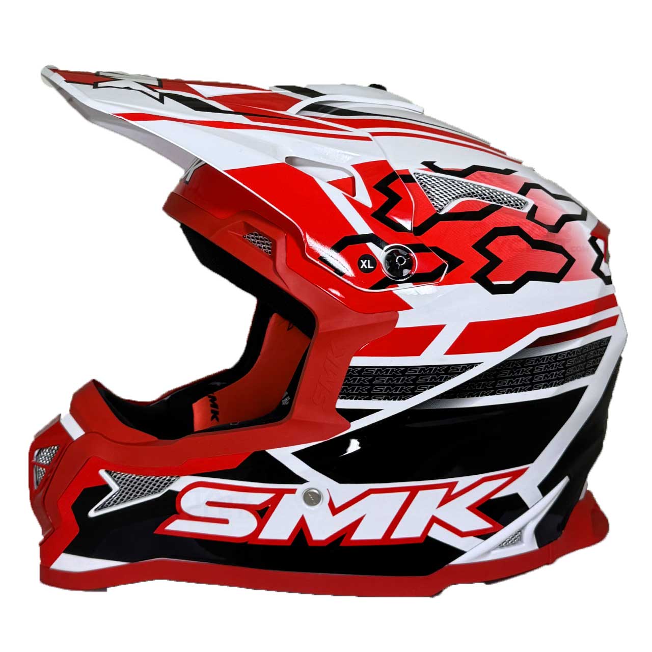 کیفیت کلاه کاسکت کراسی SMK آلترا مدل TRIBOU (GL123)