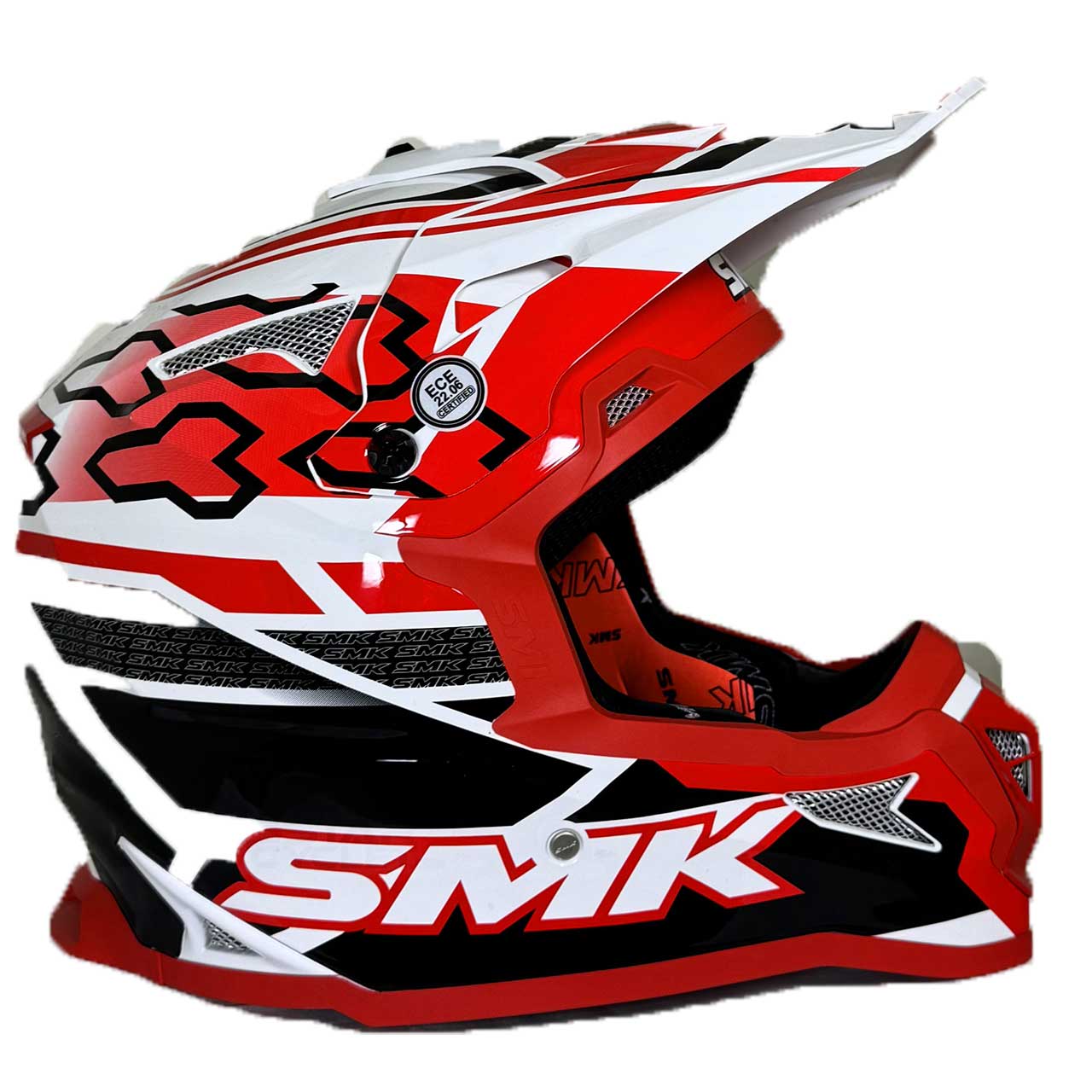 عکس کلاه کاسکت کراسی SMK آلترا مدل TRIBOU (GL123)