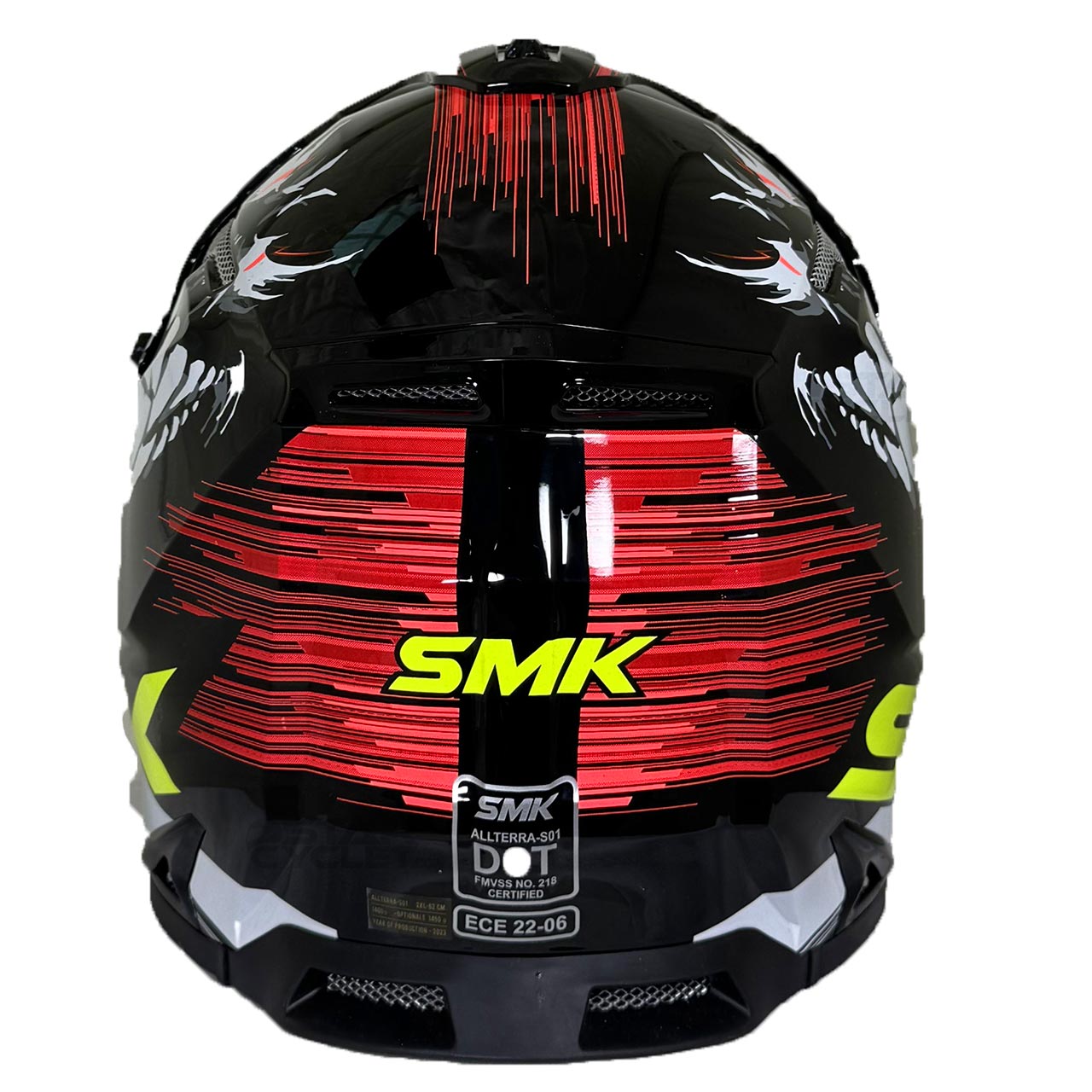 استاندارد کلاه کاسکت کراسی SMK آلترا مدل SMILEY (GL234)