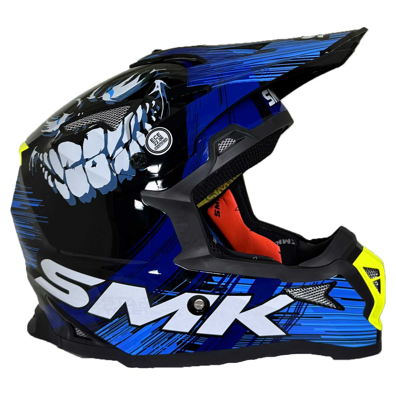 نما کلاه کاسکت کراسی SMK آلترا مدل SMILEY (GL251)