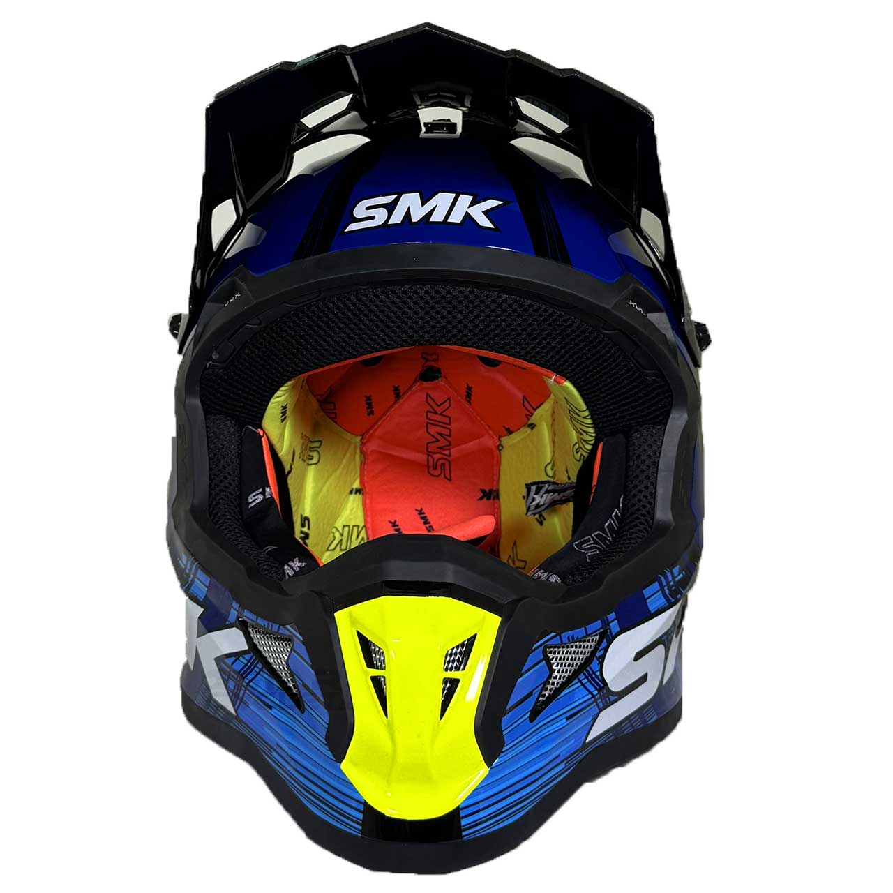 خرید کلاه کاسکت کراسی SMK آلترا مدل SMILEY (GL251)