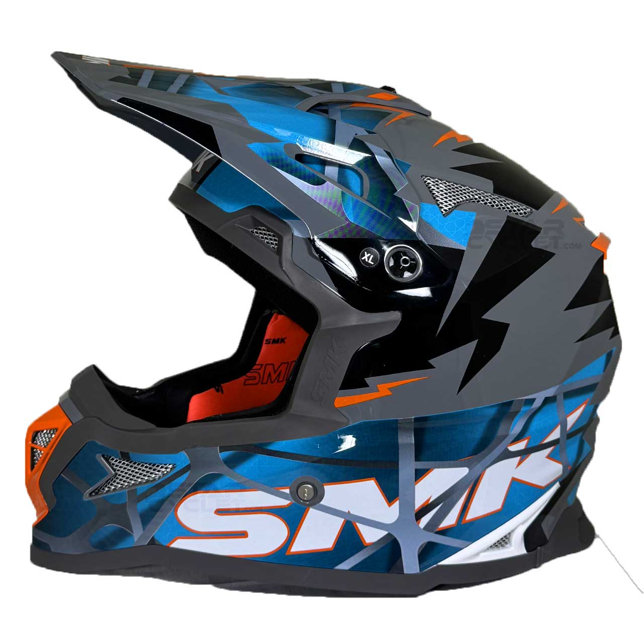 نما کلاه کاسکت کراسی SMK آلترا مدل FULMINE (GL651)