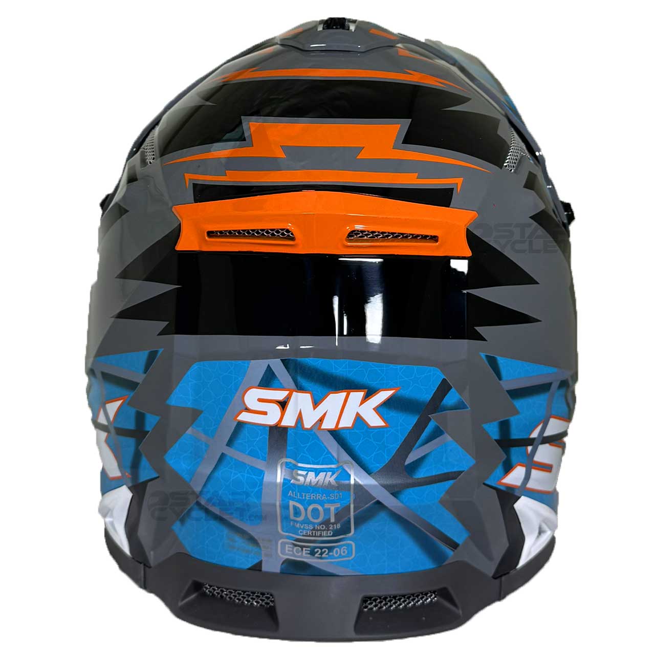 بررسی کلاه کاسکت کراسی SMK آلترا مدل FULMINE (GL651)