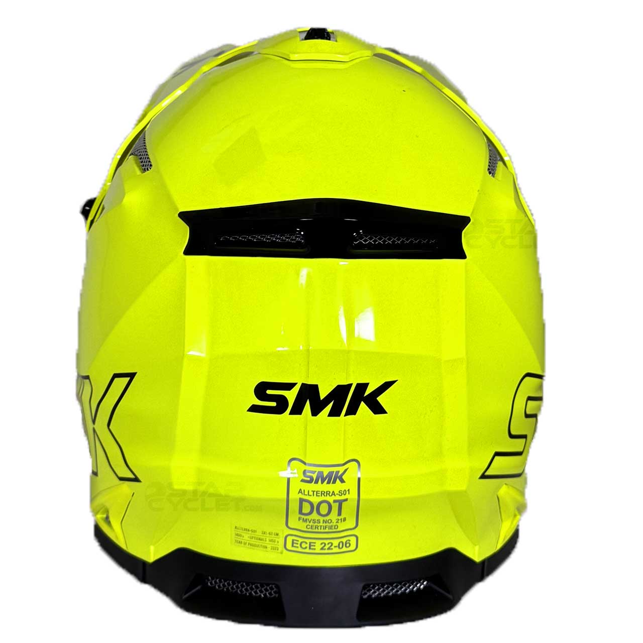 کیفیت کلاه کاسکت کراسی SMK آلترا مدل HI-VISION (HV420)