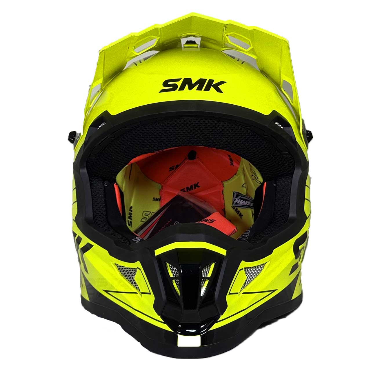 عکس کلاه کاسکت کراسی SMK آلترا مدل UNICOLOUR (MD276)