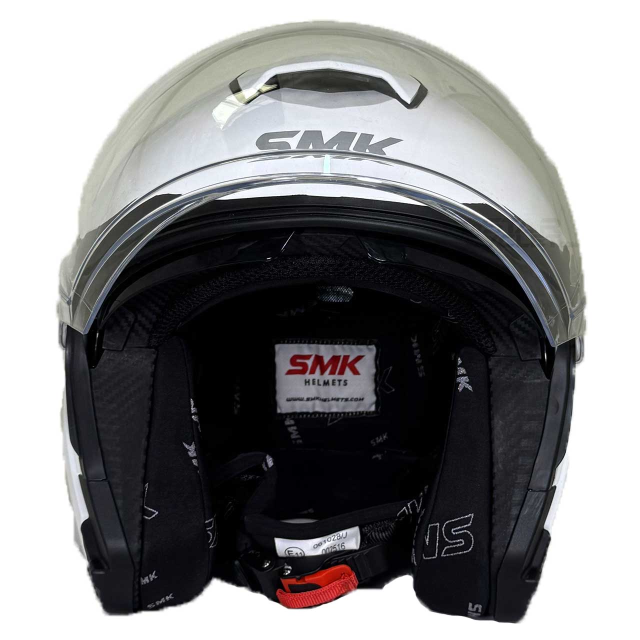 طلق کلاه کاسکت بدون فک SMK GTJ مدل UNICOLOUR (GL100)