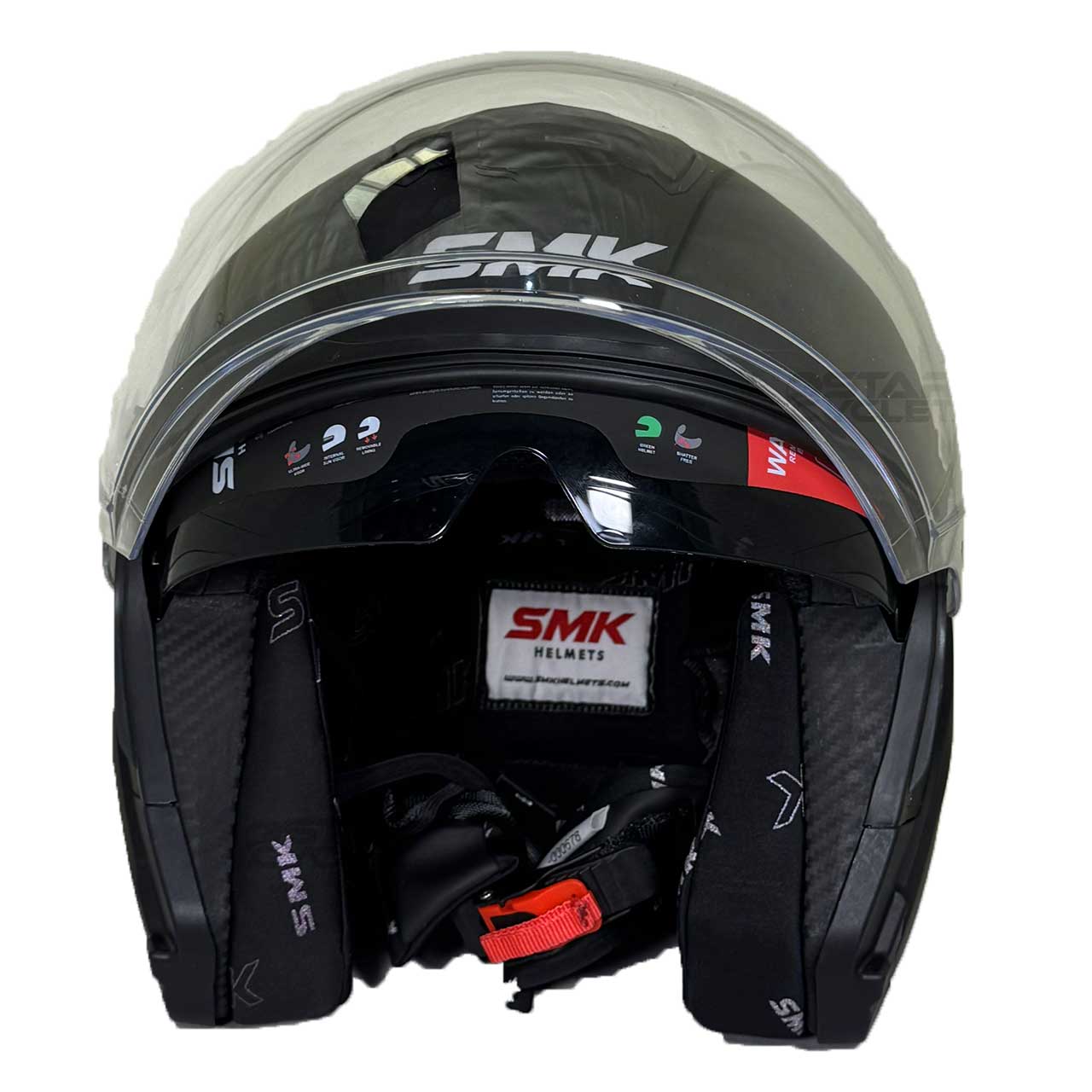 طرح کلاه کاسکت بدون فک SMK GTJ مدل UNICOLOUR (MA200)