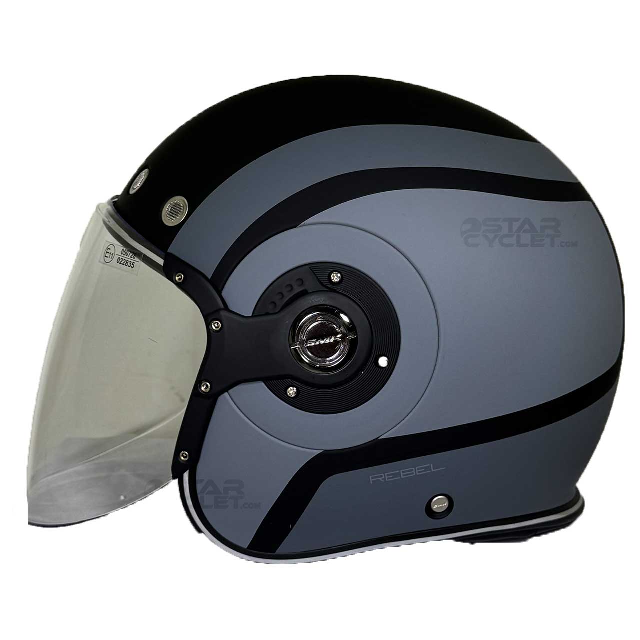 بررسی کلاه کاسکت بدون فک SMK RETRO JET مدل REBEL (MA266)