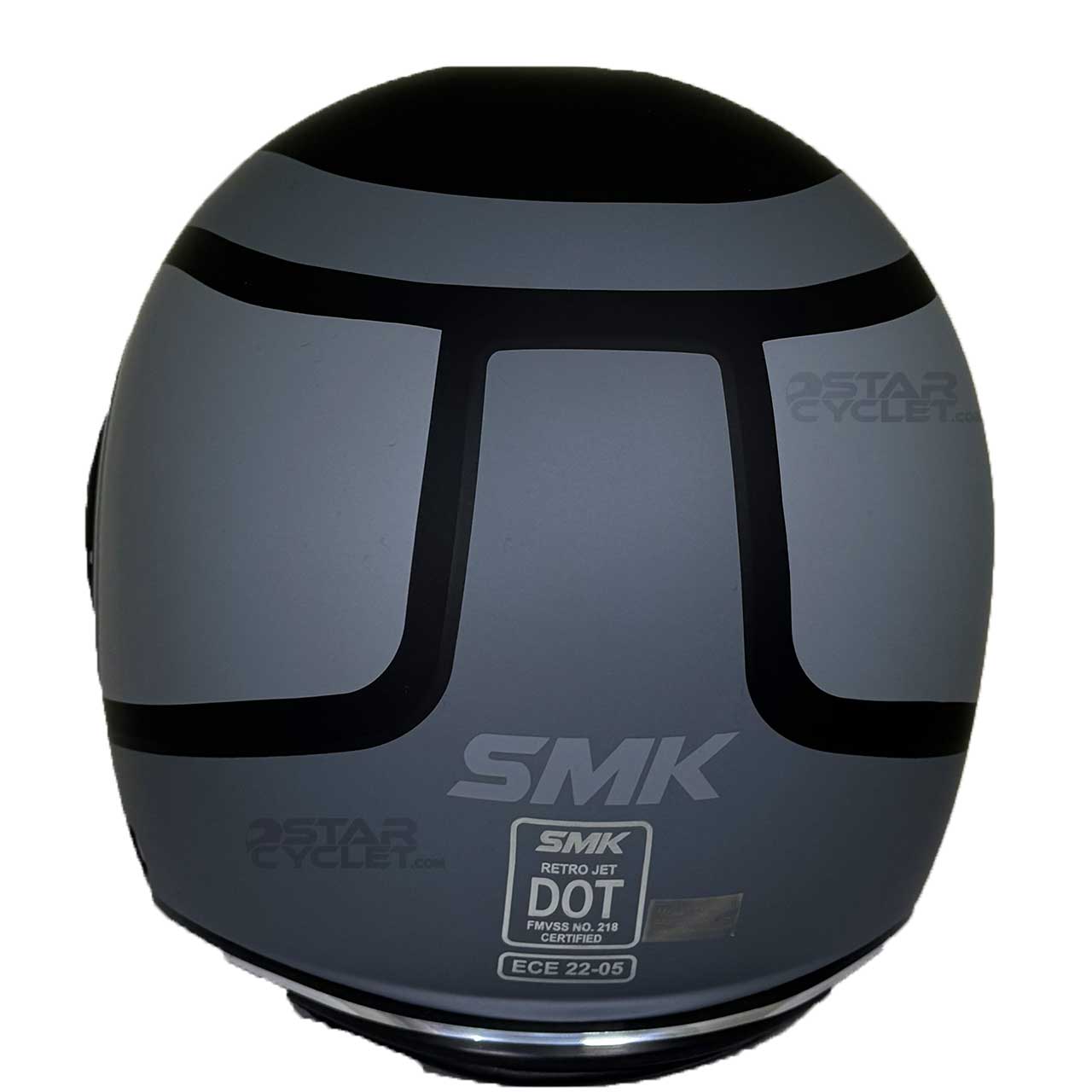 کیفیت کلاه کاسکت بدون فک SMK RETRO JET مدل REBEL (MA266)