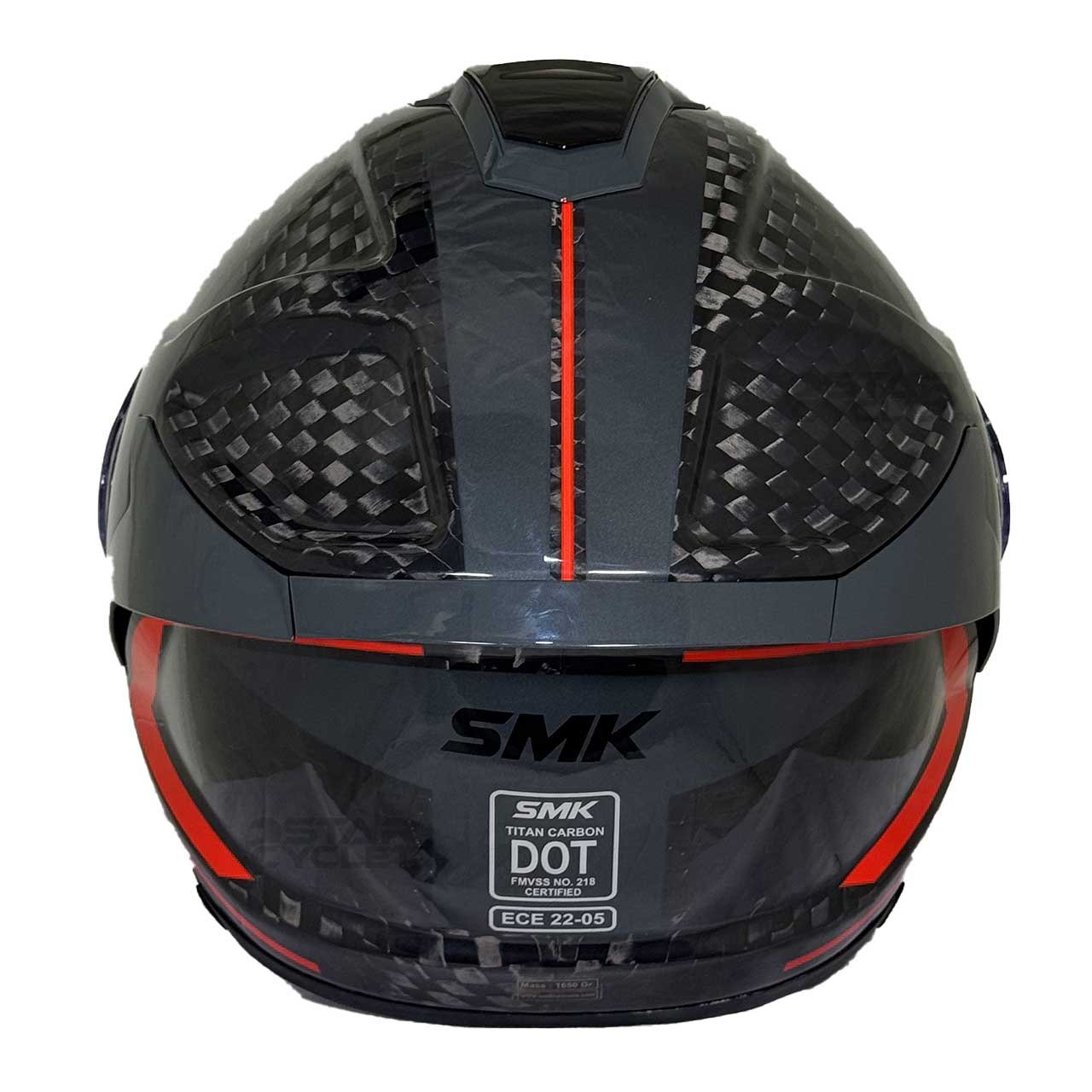 استاندارد کلاه کاسکت SMK مدل (TITAN CARBON-NERO (GL263